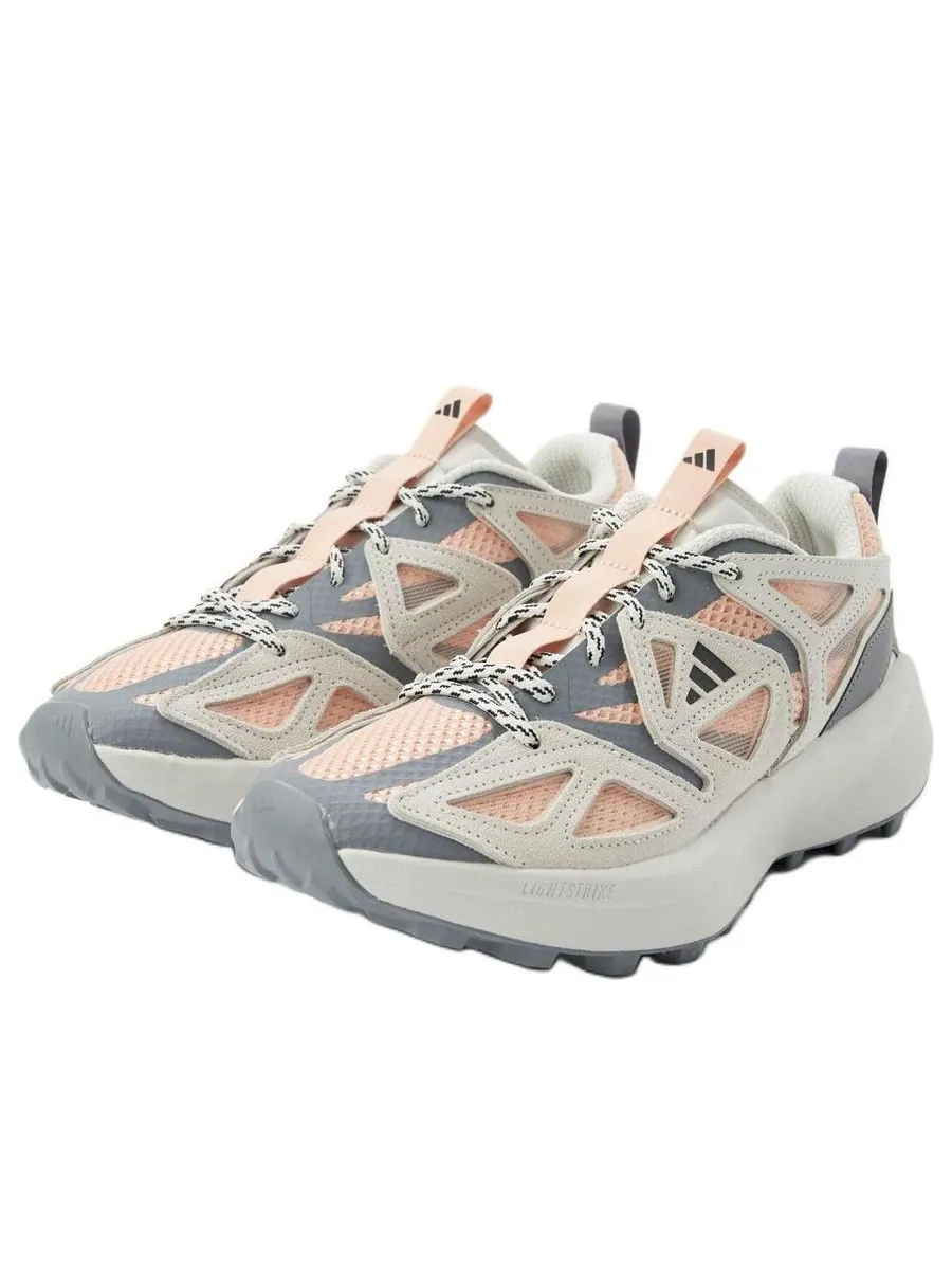 Кроссовки (WMNS) adidas Kentai Trail 'Powder Coral Orbit Grey' — изображение 2 из 3, серый