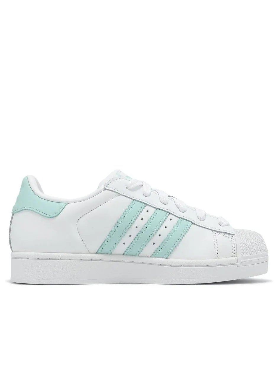 (WMNS) Adidas Superstar II 'White Semi Flash Aqua' — изображение 2 из 5, белый/голубой