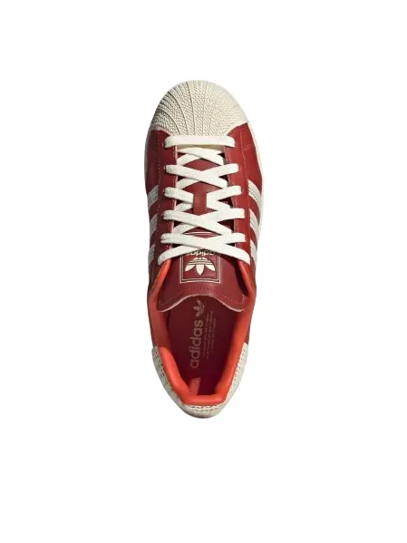 (WMNS) Adidas Superstar 'Preloved Red Cream White Gum' — изображение 4 из 6, красный/кремовый белый
