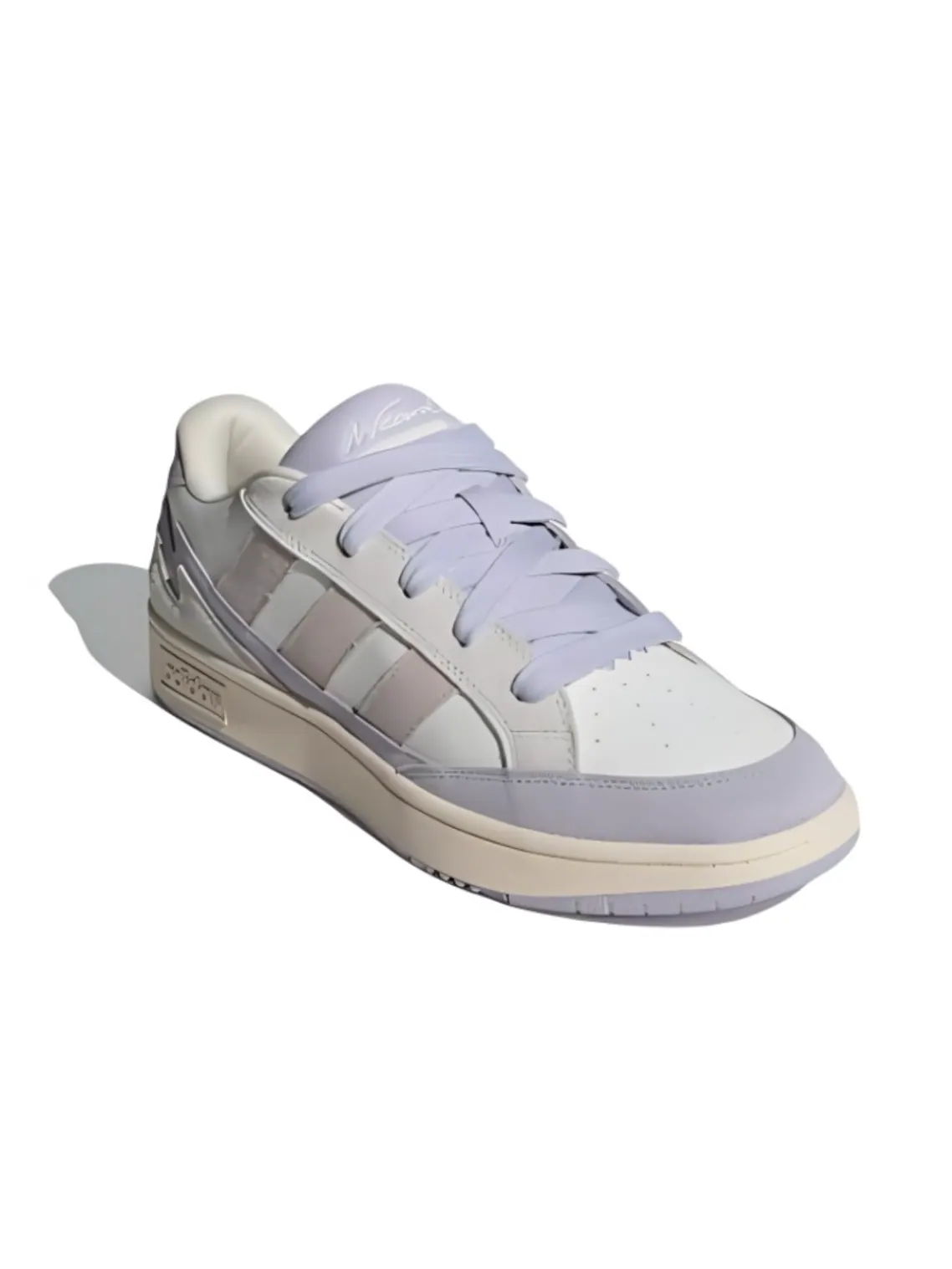 Кроссовки (WMNS) adidas Wcard ADV 'White Grey Purple' JH7186 — изображение 2 из 5, белый серый фиолетовый