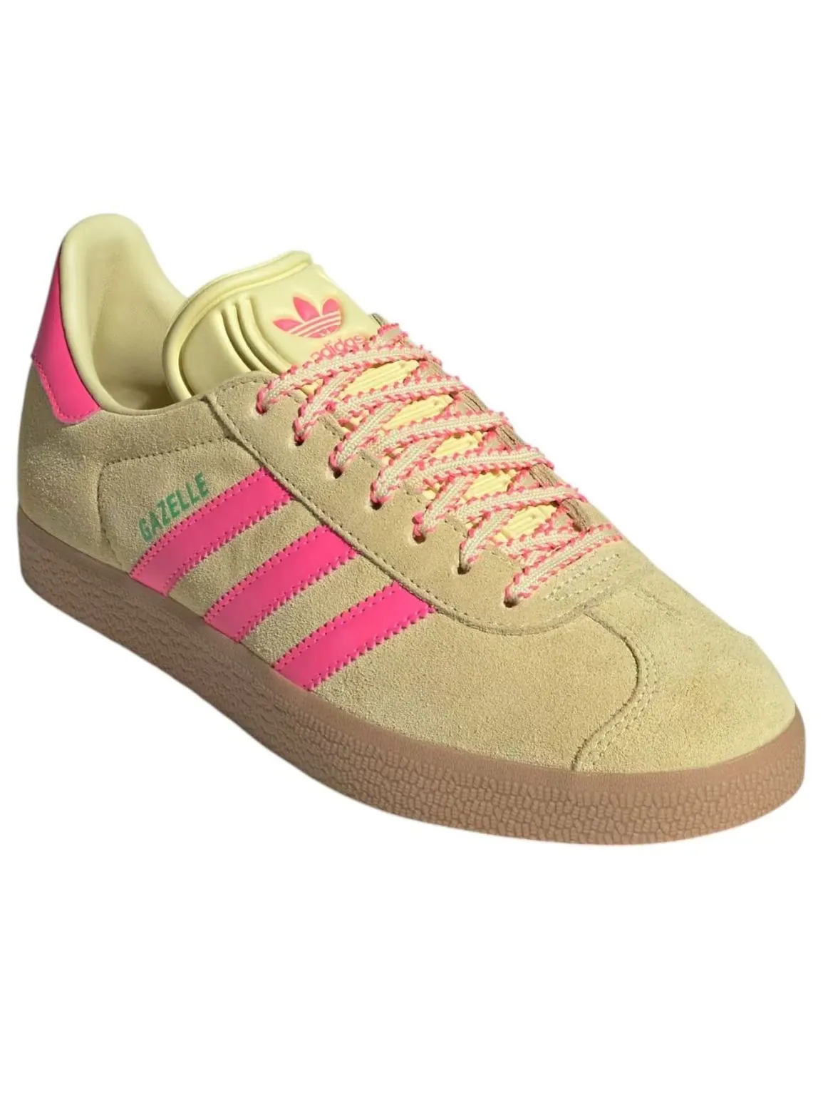 Adidas Gazelle 'Powder Yellow' — изображение 2 из 5, желтый/розовый