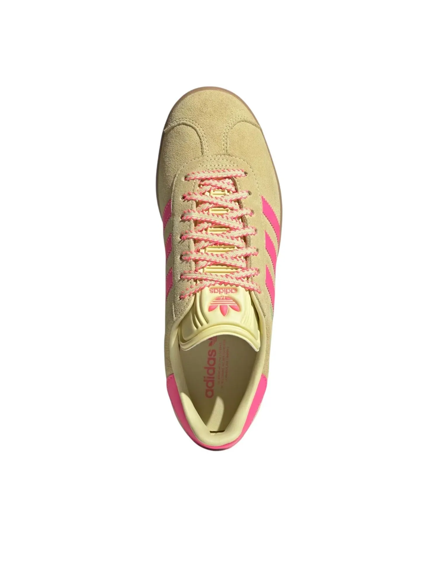 Adidas Gazelle 'Powder Yellow' — изображение 4 из 5, желтый/розовый