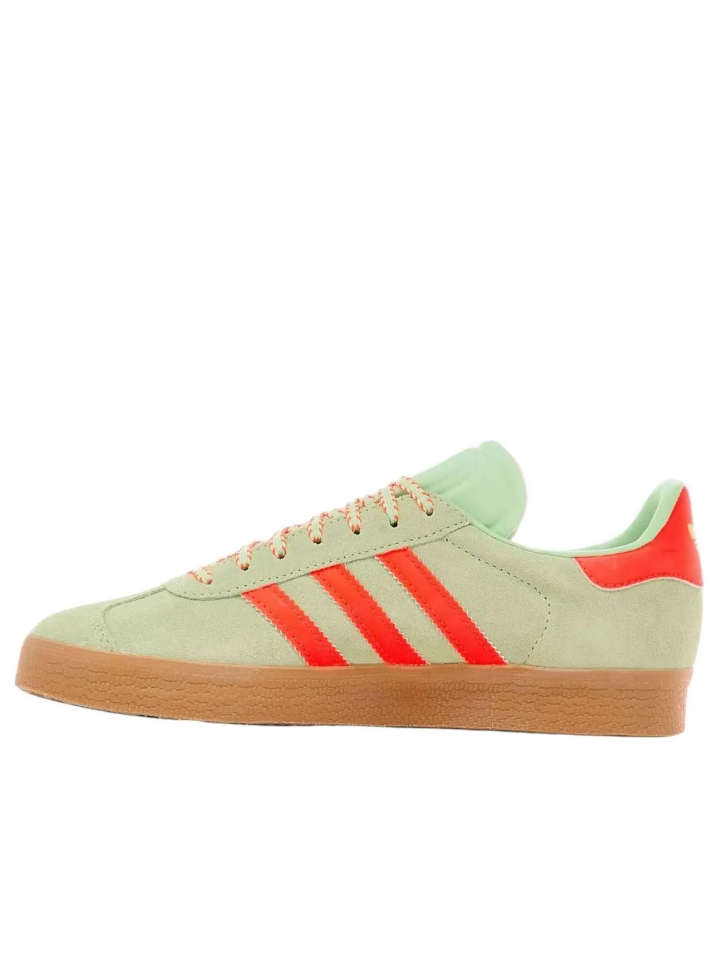 Кроссовки (WMNS) adidas Gazelle 'Semi Green Spark Solar Orange Gum' — изображение 1 из 6, зеленый