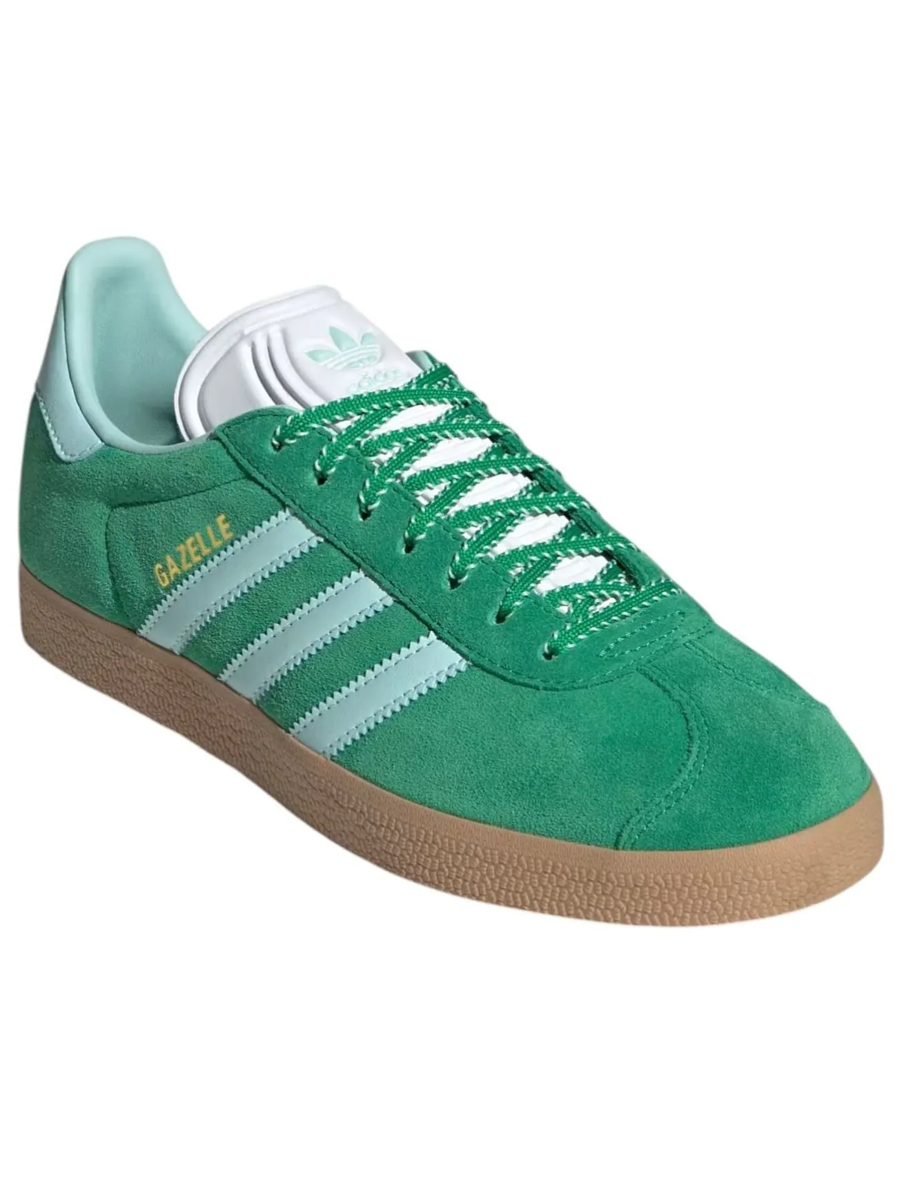 Кроссовки (WMNS) adidas Gazelle 'Green' — изображение 2 из 5, зеленый