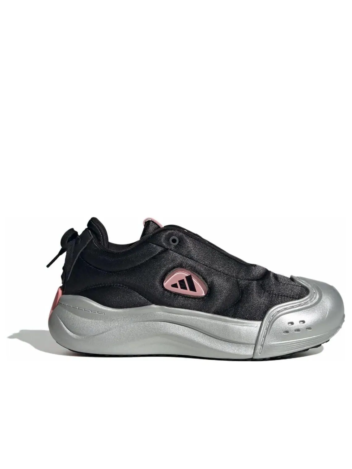 Кроссовки (WMNS) adidas MAXXCOURT FOS 'Black Silver Pink' — изображение 2 из 5, черный