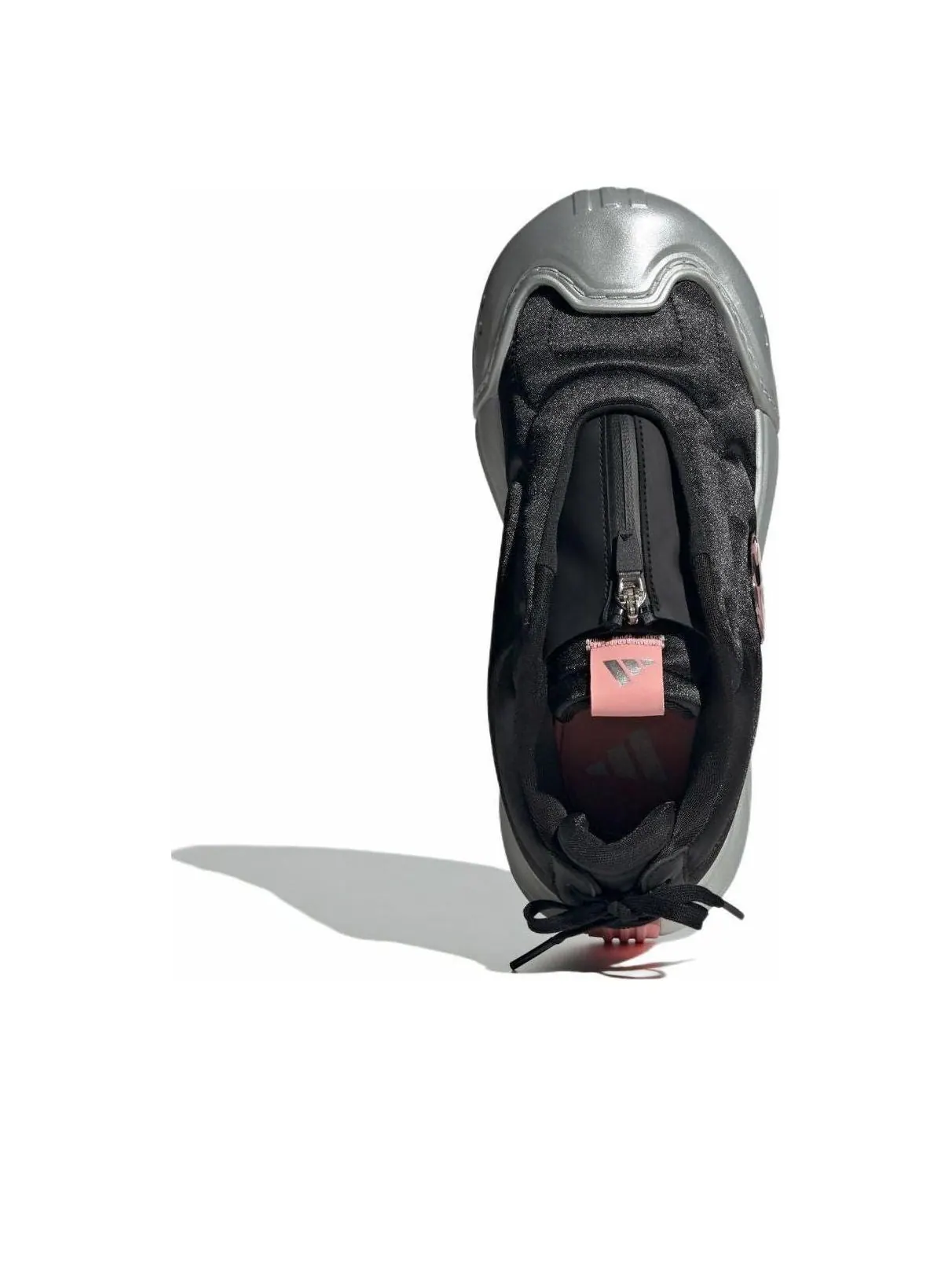 Кроссовки (WMNS) adidas MAXXCOURT FOS 'Black Silver Pink' — изображение 4 из 5, черный
