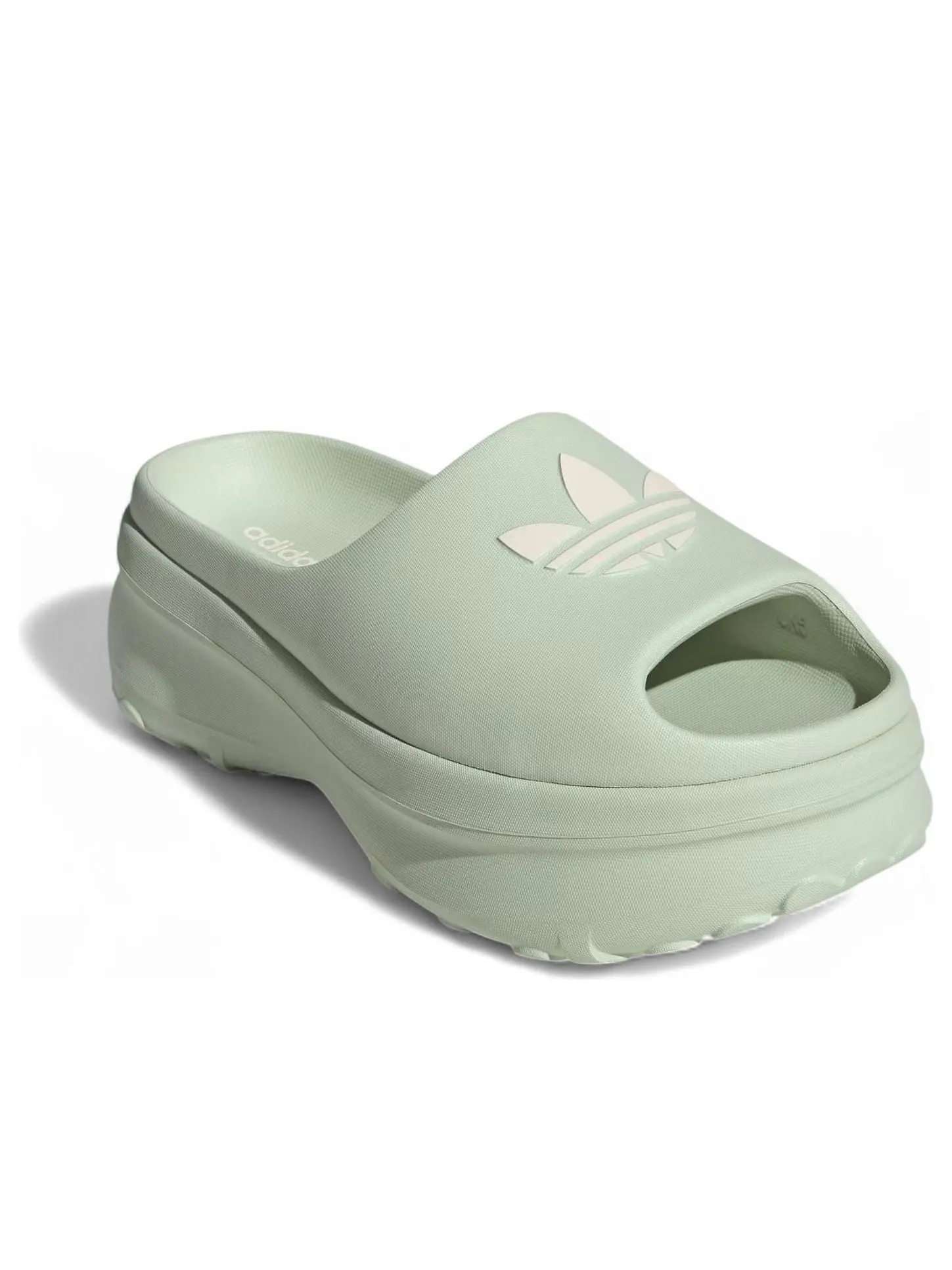 (WMNS) Adidas Adifom Stan Slides 'Linen Green' — изображение 3 из 6, зеленый/белый/белый