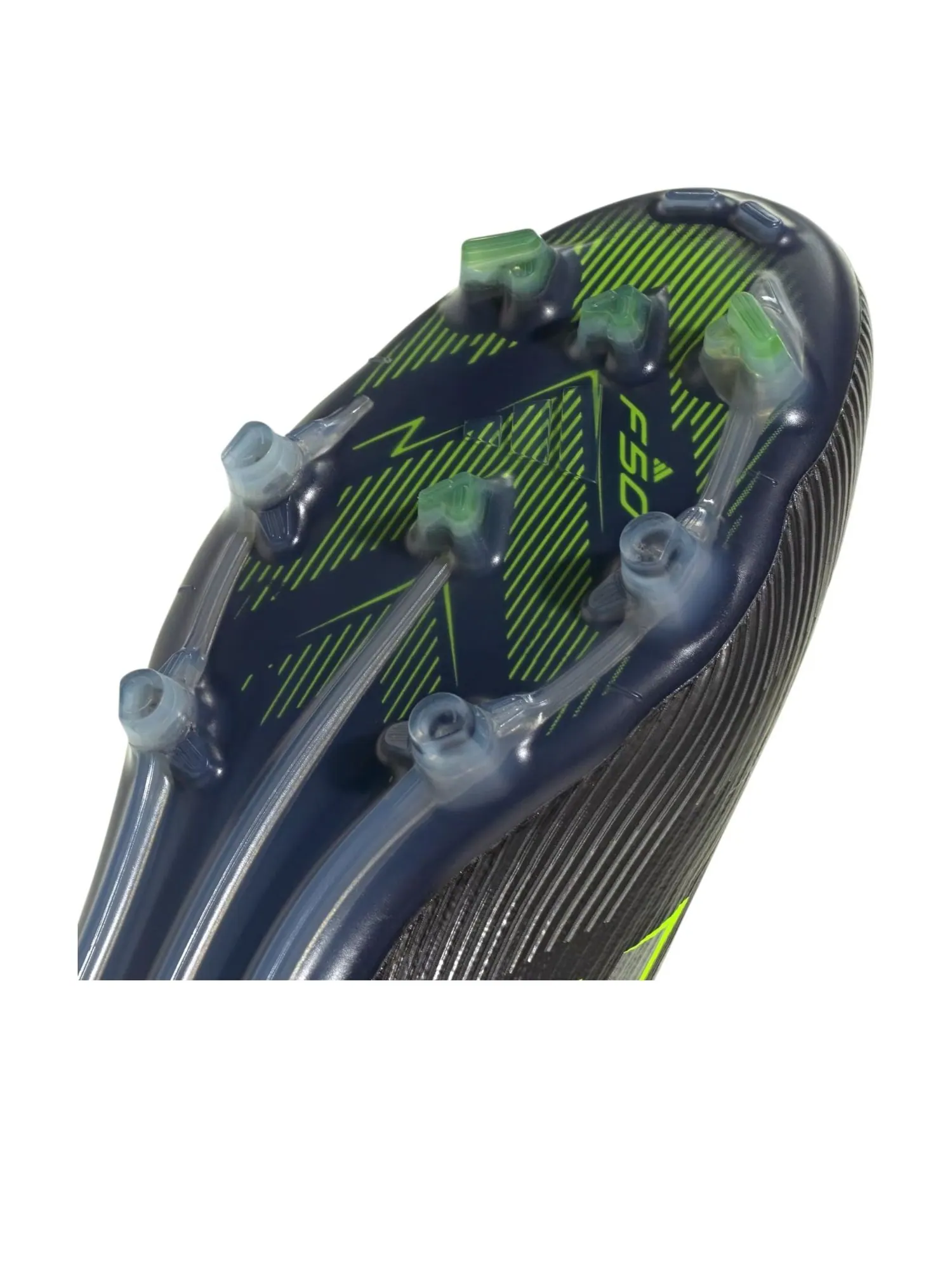 Кроссовки adidas F50 elite FG 'Black Iron Metallic Lucid Lemon' — изображение 4 из 5, черный