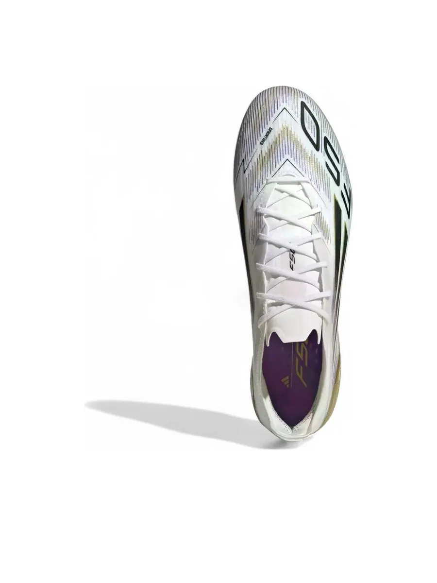 Кроссовки adidas F50 Elite FG 'Cloud White Black Gold Metallic' — изображение 4 из 5, белый