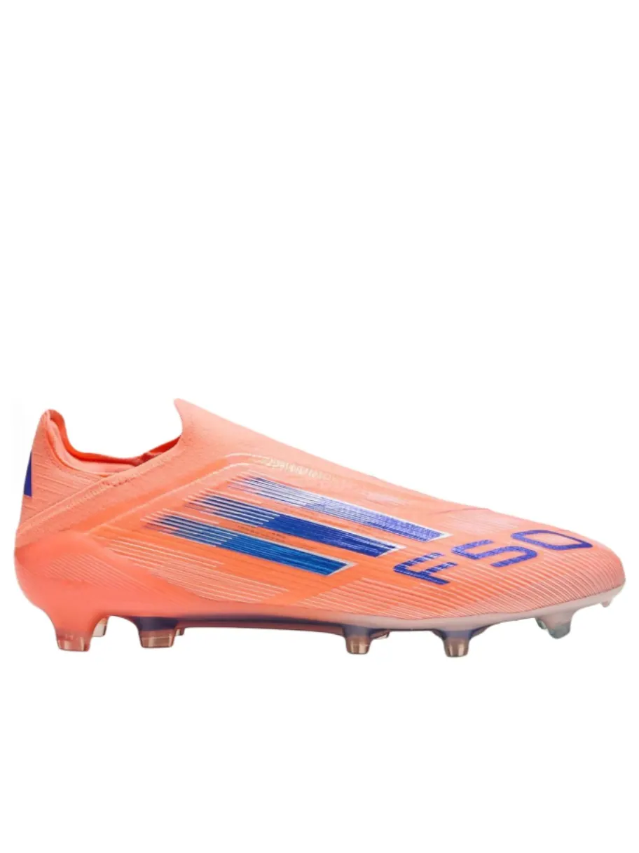 Adidas F50 Elite Laceless FG 'Beam Orange Lucid Blue Cloud White' — изображение 4 из 4, оранжевый/синий/белый