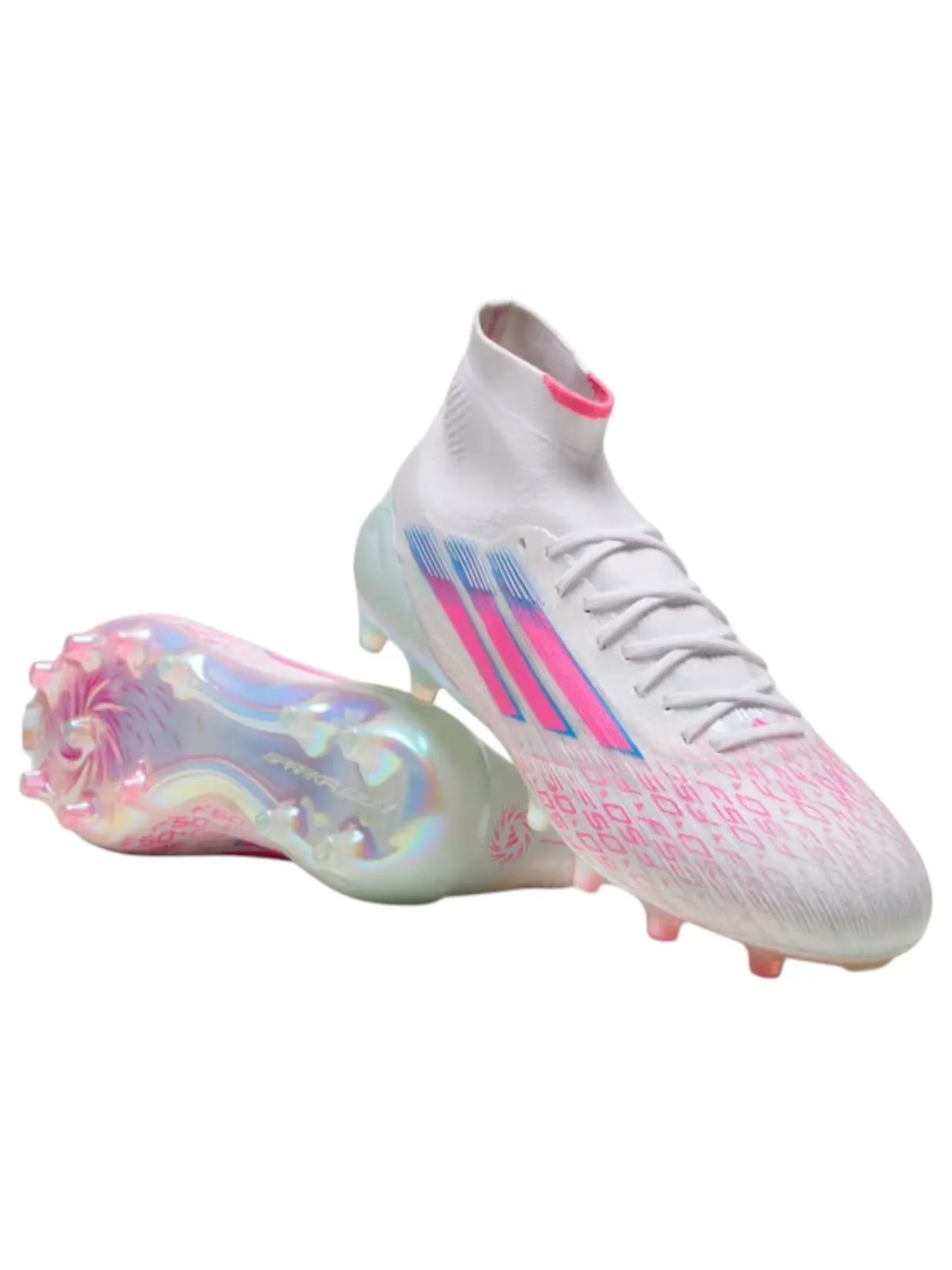 Кроссовки (WMNS) adidas Adizero F50 Elite Mid FG AG 'Sparkfusion Pack' — изображение 3 из 5, белый