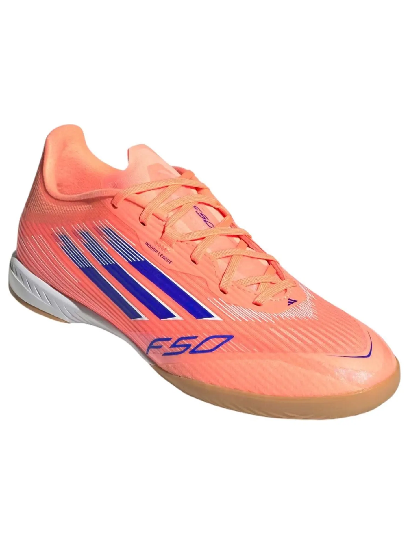 Кроссовки adidas F50 League IC 'Beam Orange Lucid Blue' — изображение 2 из 6, оранжевый