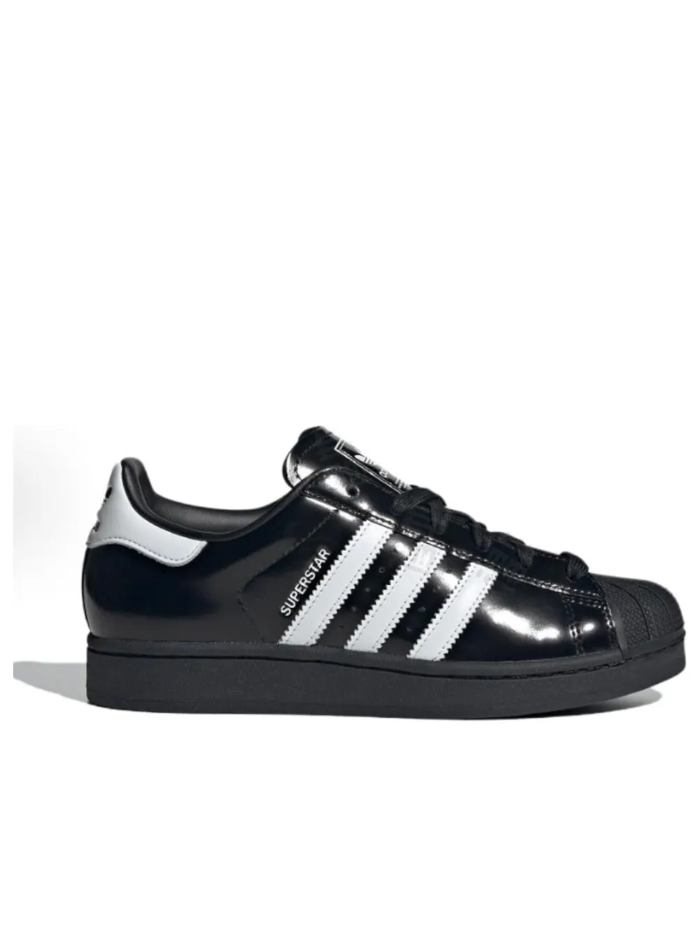 (WMNS) Adidas Superstar II 'Black White Patent' — изображение 4 из 4, черный/белый
