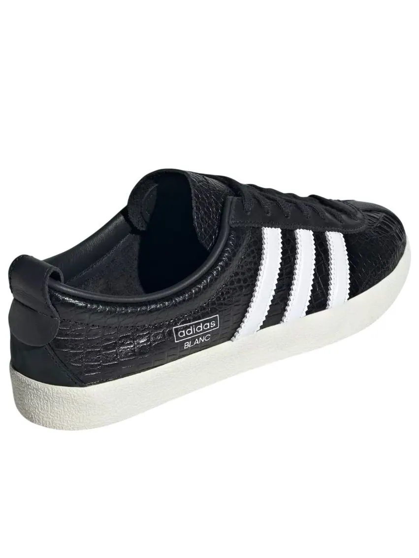 Кроссовки (WMNS) adidas Blanc 'Black White Crocodile' — изображение 4 из 6, черный