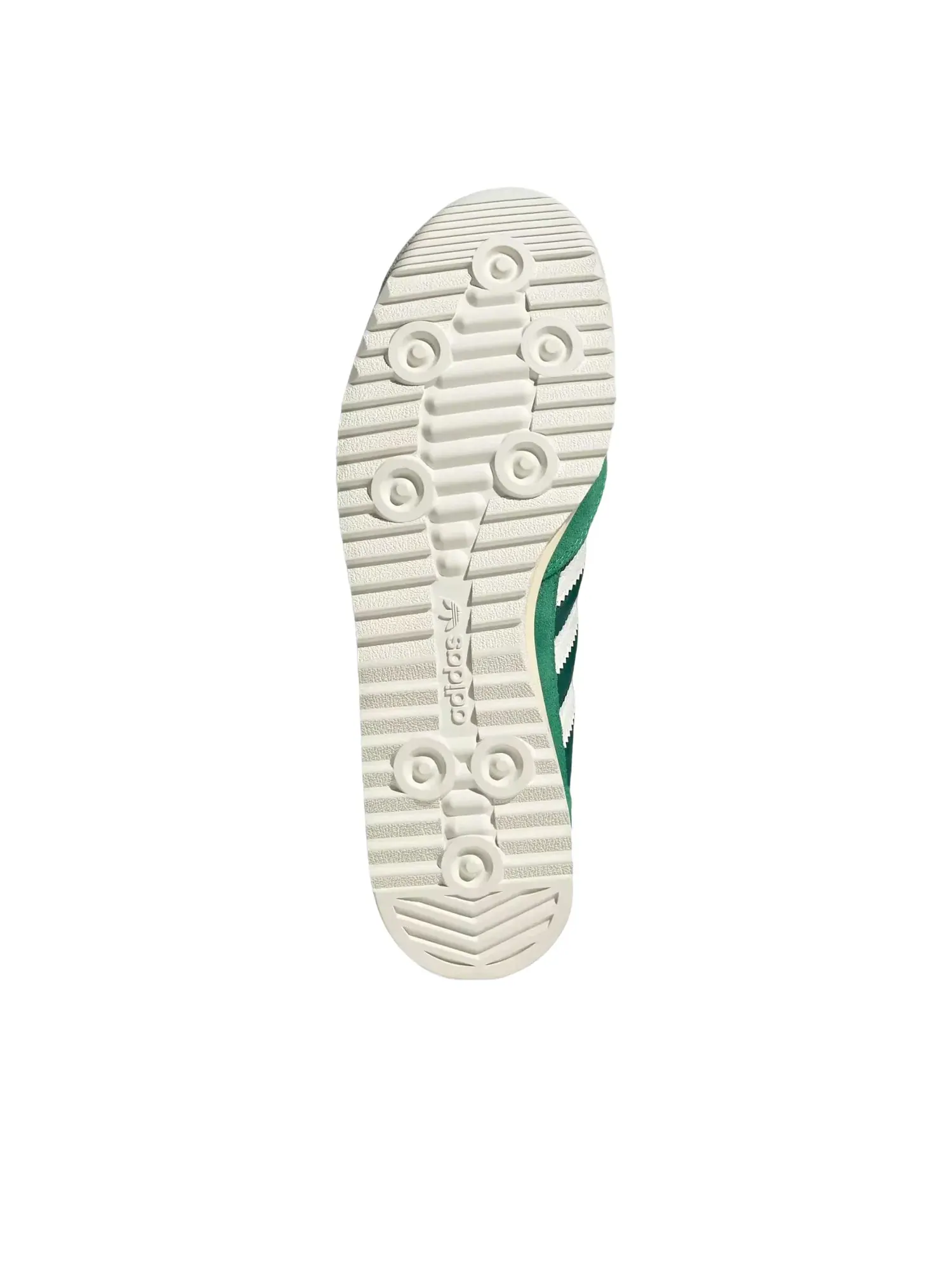 Мужские кроссовки с текстильным верхом Sl 72 Green White Adidas — изображение 3 из 5, зеленый