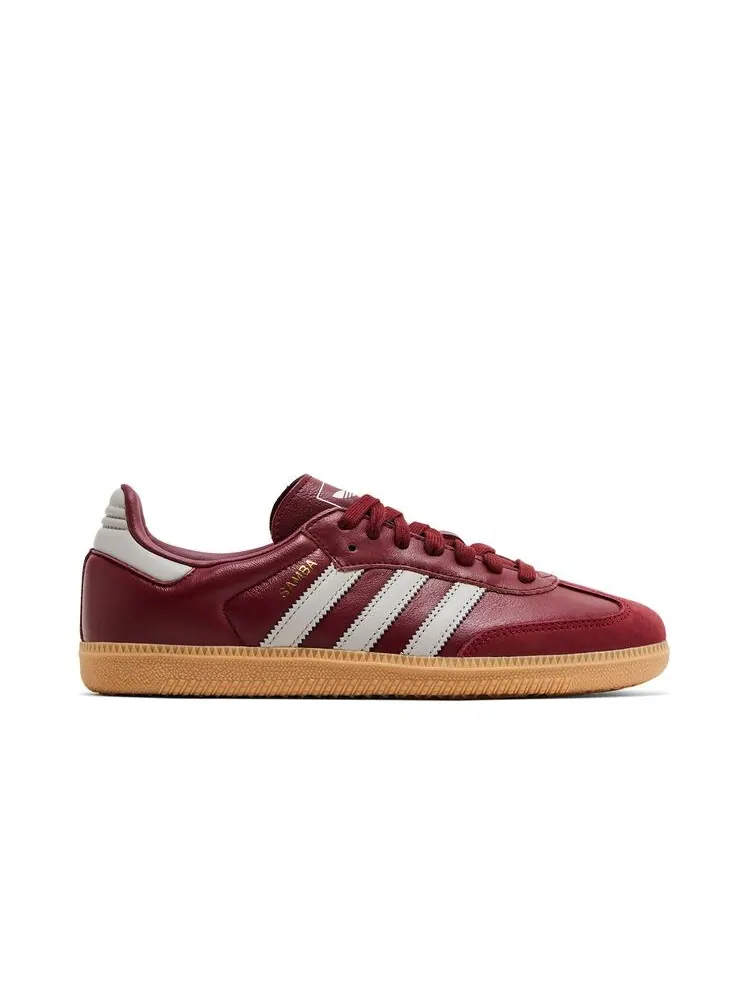 Кроссовки adidas Wmns Samba OG Burgundy Gum — изображение 1 из 6, бордовый