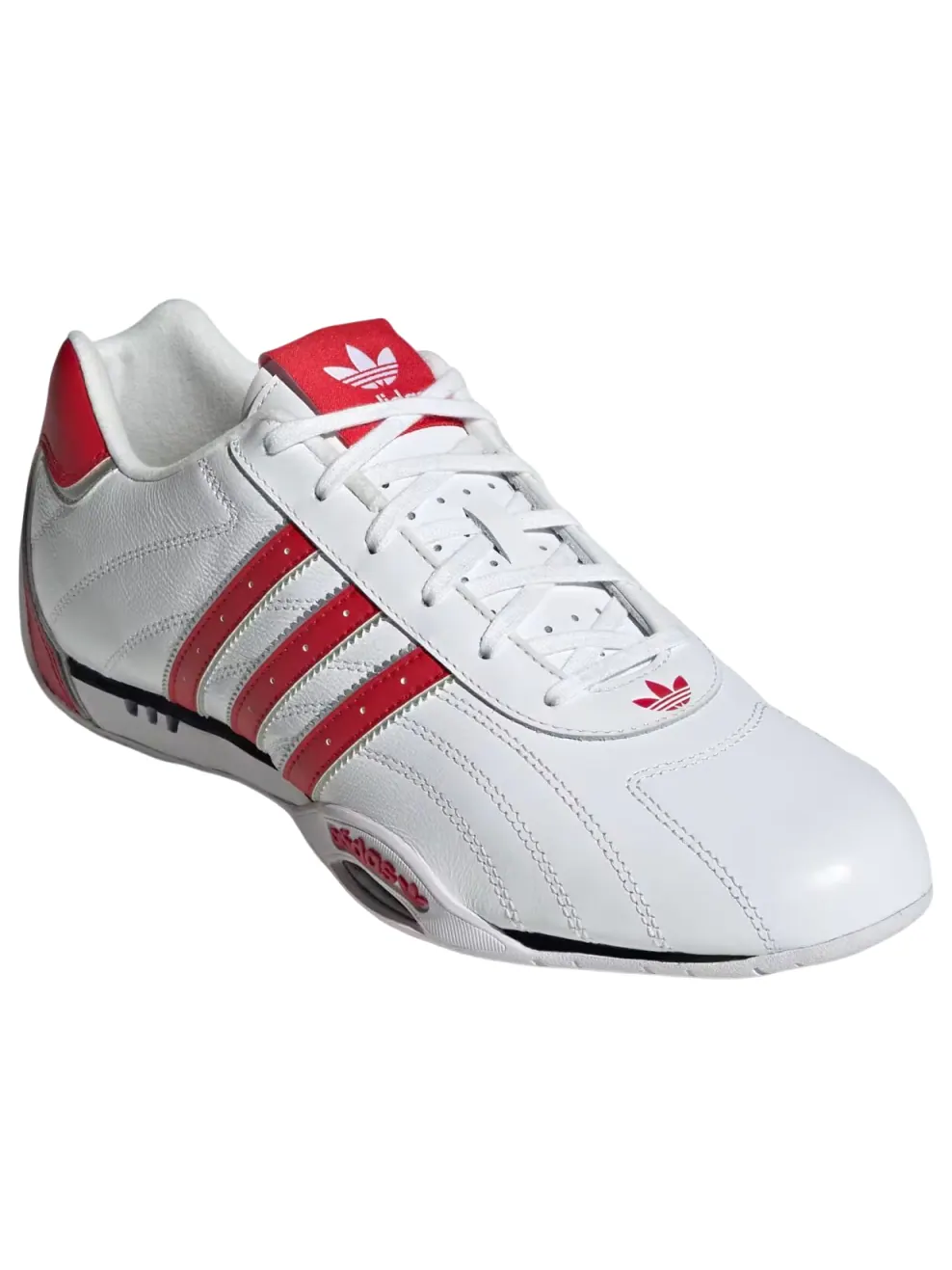 Adidas Adiracer Lo 'Cloud White Better Scarlet Silver Metallic' — изображение 2 из 6