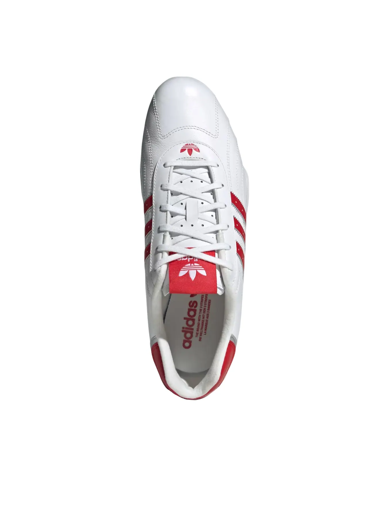 Adidas Adiracer Lo 'Cloud White Better Scarlet Silver Metallic' — изображение 4 из 6