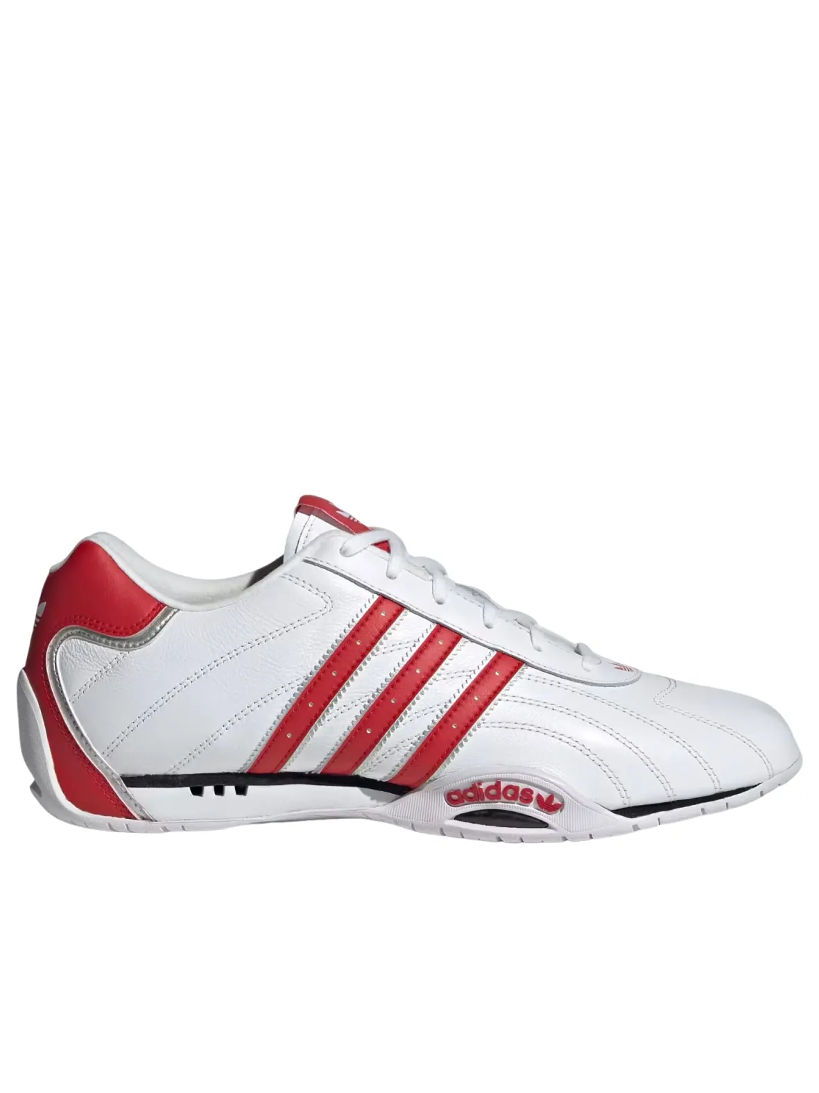 Adidas Adiracer Lo 'Cloud White Better Scarlet Silver Metallic' — изображение 6 из 6