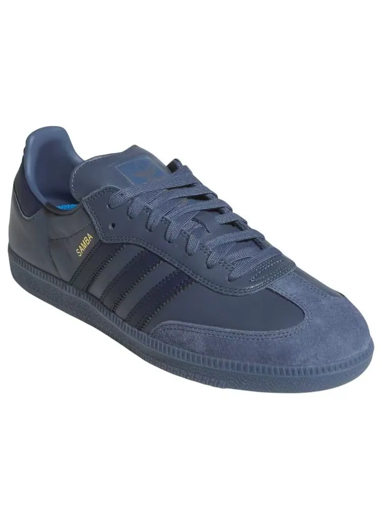 Adidas Samba ADV Preloved Ink — изображение 3 из 6, золотистый металлик