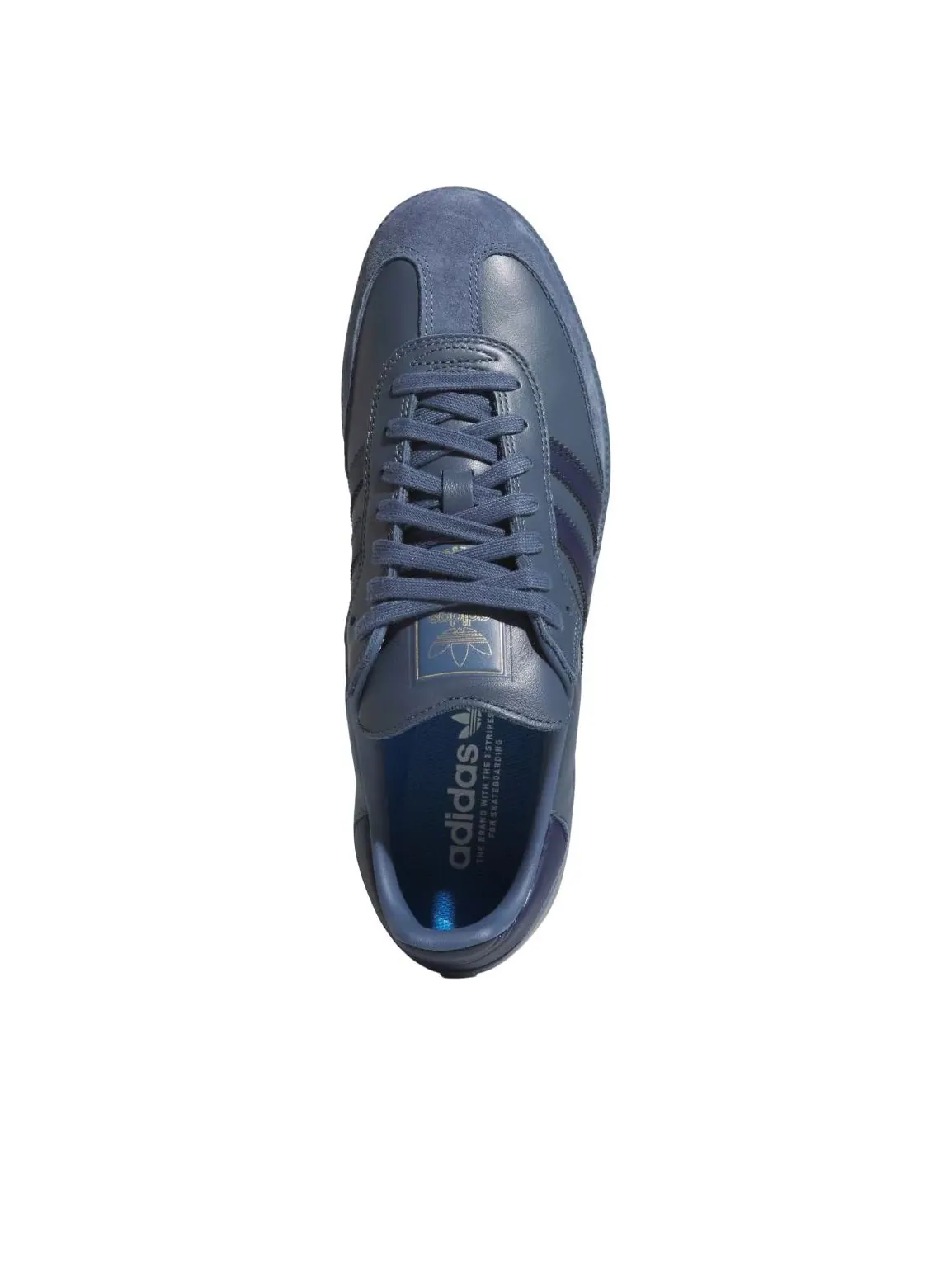 Adidas Samba ADV Preloved Ink — изображение 5 из 6, золотистый металлик