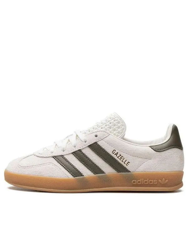 Кроссовки gazelle indoor 'white olive strata' Adidas — изображение 1 из 4