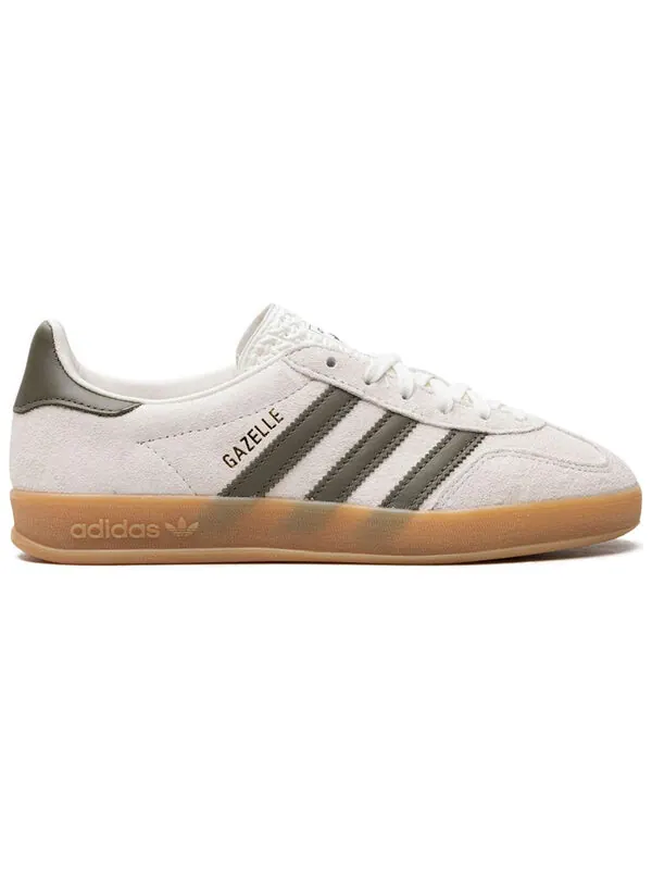 Кроссовки gazelle indoor 'white olive strata' Adidas — изображение 2 из 4