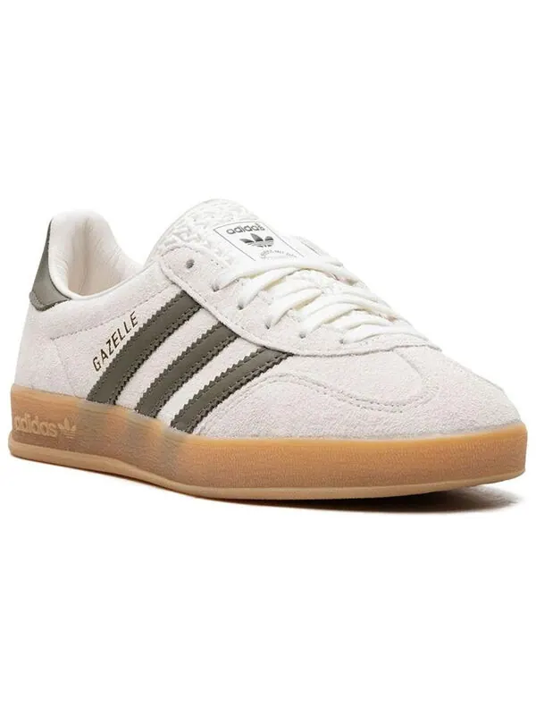 Кроссовки gazelle indoor 'white olive strata' Adidas — изображение 3 из 4