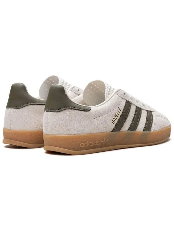 Кроссовки gazelle indoor 'white olive strata' Adidas — изображение 4 из 4