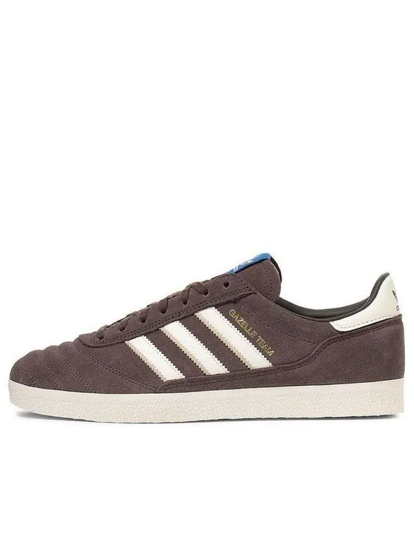 Кроссовки gazelle team 'brown off white' Adidas — изображение 1 из 1, коричневый/белый/бежевый