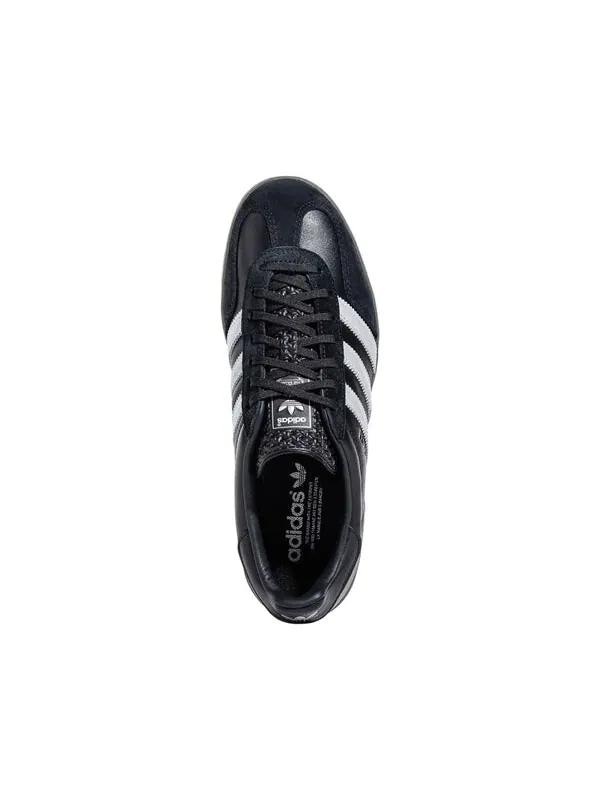 Кроссовки gazelle indoor 'black matte silver gum' Adidas — изображение 4 из 4, черный/серебристый