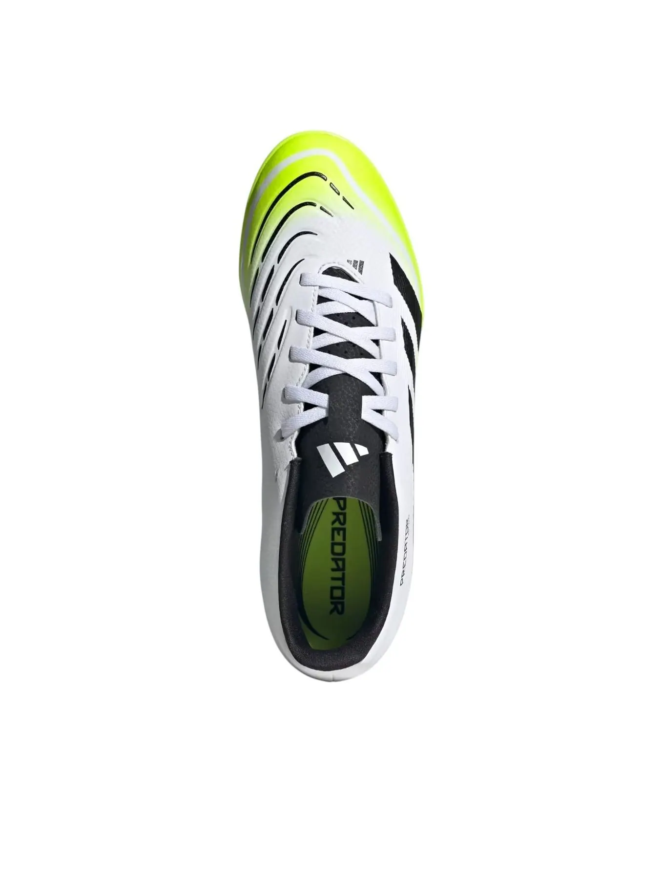 Кроссовки adidas Predator Club Turf 'Cloud White Lucid Lemon' — изображение 2 из 5, белый