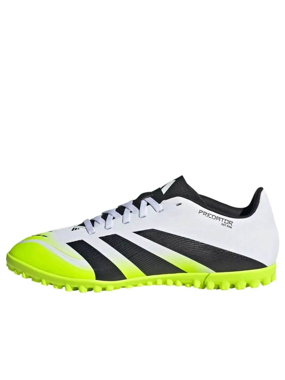 Adidas Predator Club Turf 'Cloud White Lucid Lemon' — изображение 1 из 5, белый/черный