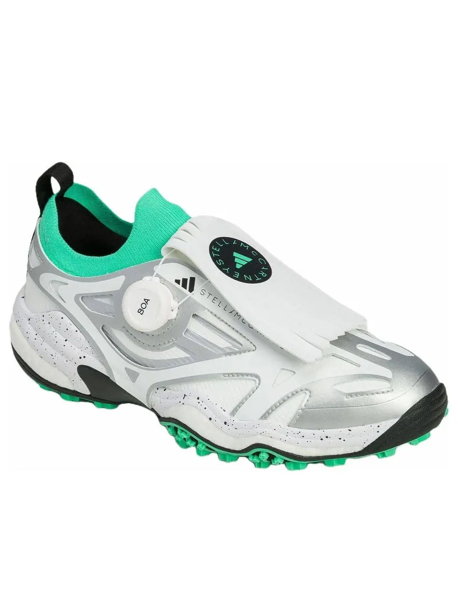 Кроссовки (WMNS) adidas Codechaos BOA by Stella McCartney 'Core White Bright Green Silver Metallic' — изображение 3 из 5