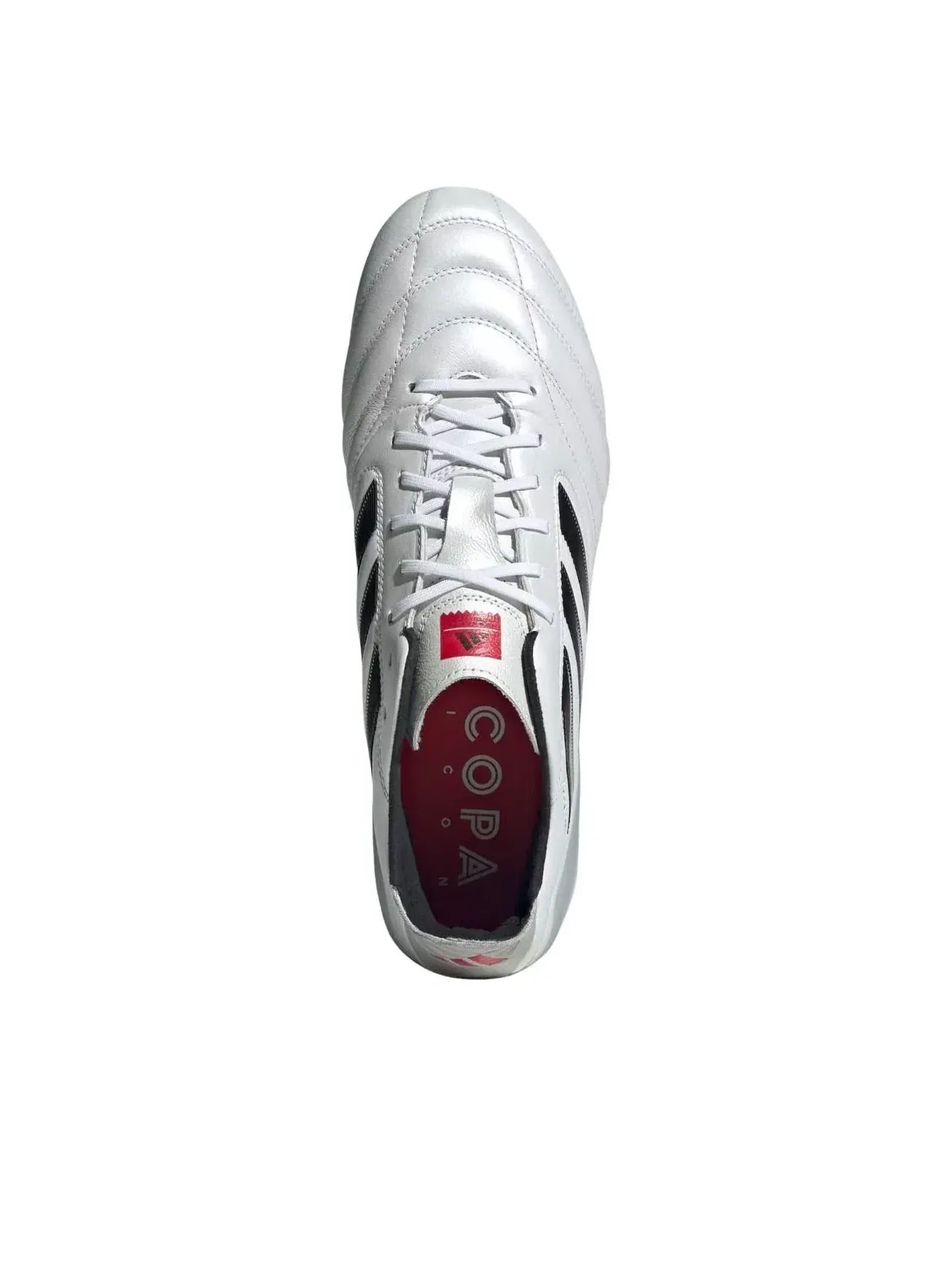 Мужские кроссовки с кожаным верхом Copa Icon 2 Elite HG/AG Adidas — изображение 3 из 5, белый