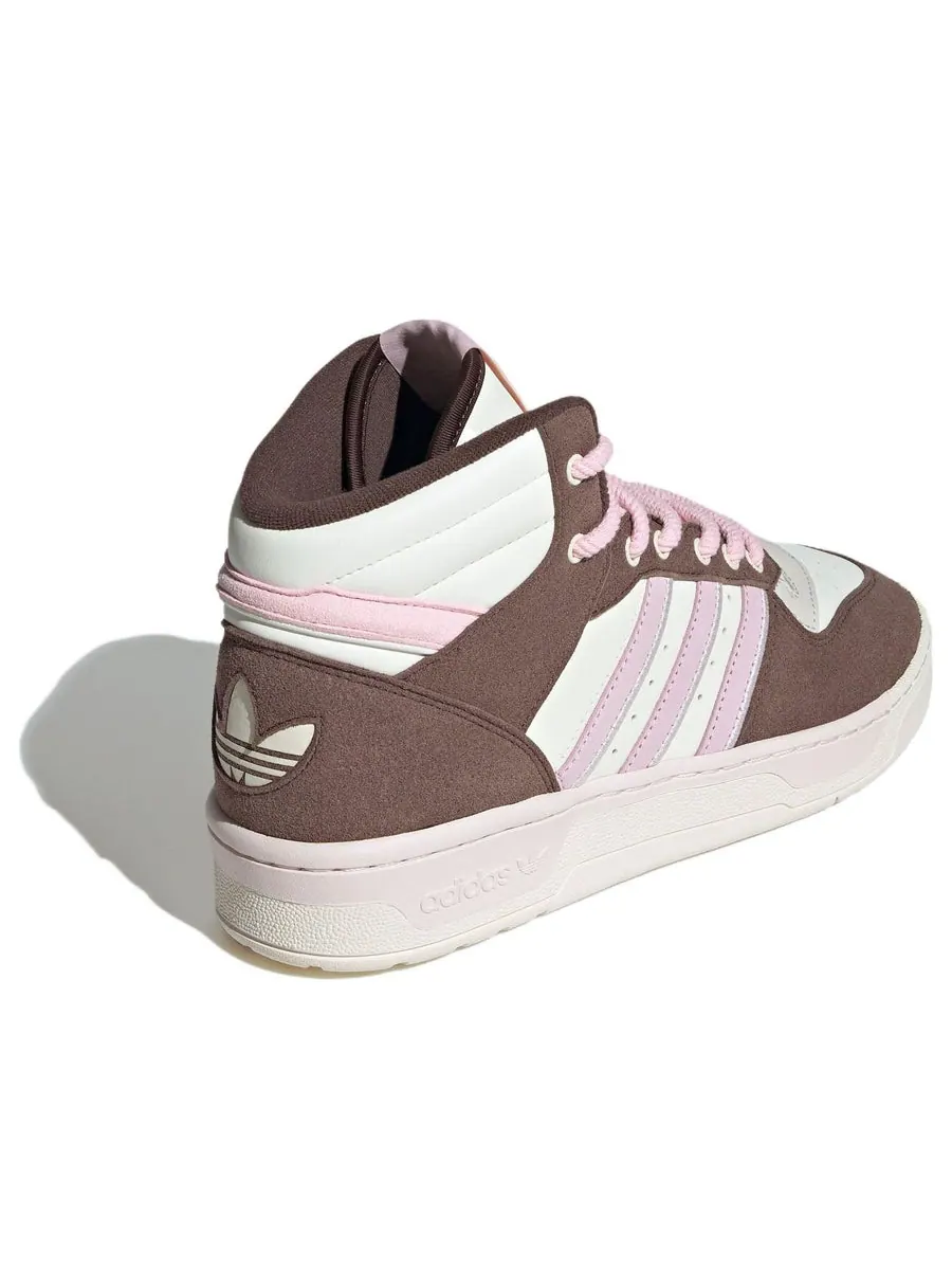 Кроссовки adidas Rivalry Mid 'Brown Pink' — изображение 3 из 5, коричневый