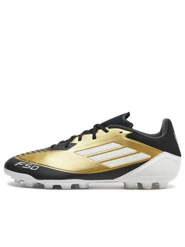 Кроссовки f50 league 2g 3g ag messi Adidas — изображение 1 из 4, черный/золотистый/белый