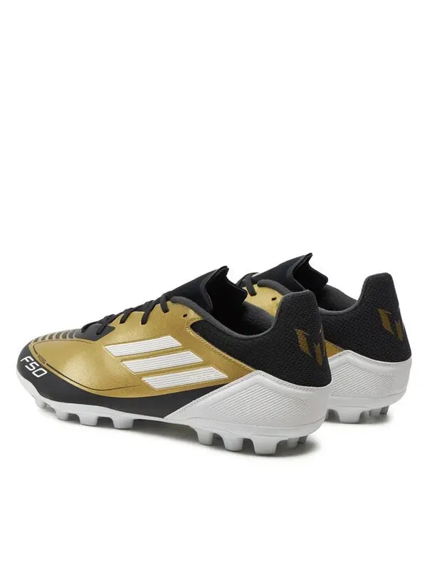 Кроссовки f50 league 2g 3g ag messi Adidas — изображение 3 из 4, черный/золотистый/белый