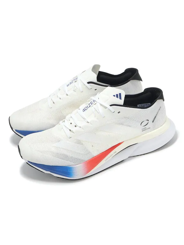 Кроссовки adizero boston 12 'taipei marathon' Adidas — изображение 3 из 4, белый/белый/белый