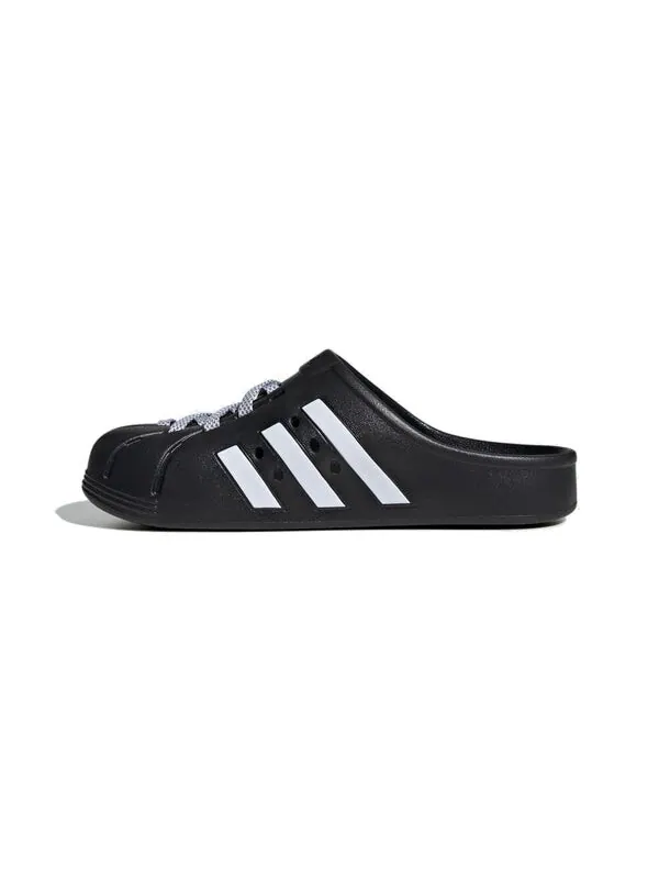 Кроссовки adilette clogs Adidas — изображение 1 из 3, черный/белый