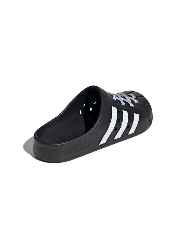 Кроссовки adilette clogs Adidas — изображение 2 из 3, черный/белый