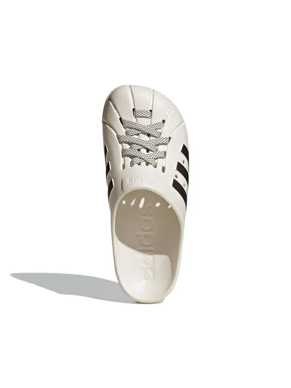 Кроссовки adilette clogs Adidas — изображение 3 из 3, белый/черный