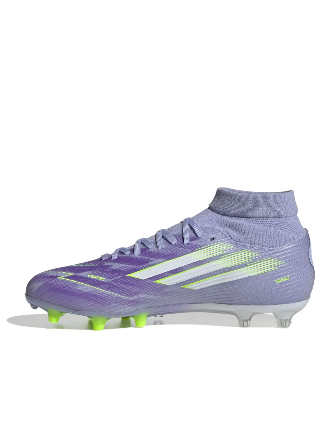 (WMNS) Adidas F50 League Mid-Cut FG 'Violet Tone Lucid Lemon Purple Rush' — изображение 1 из 6, фиолетовый//фиолетовый