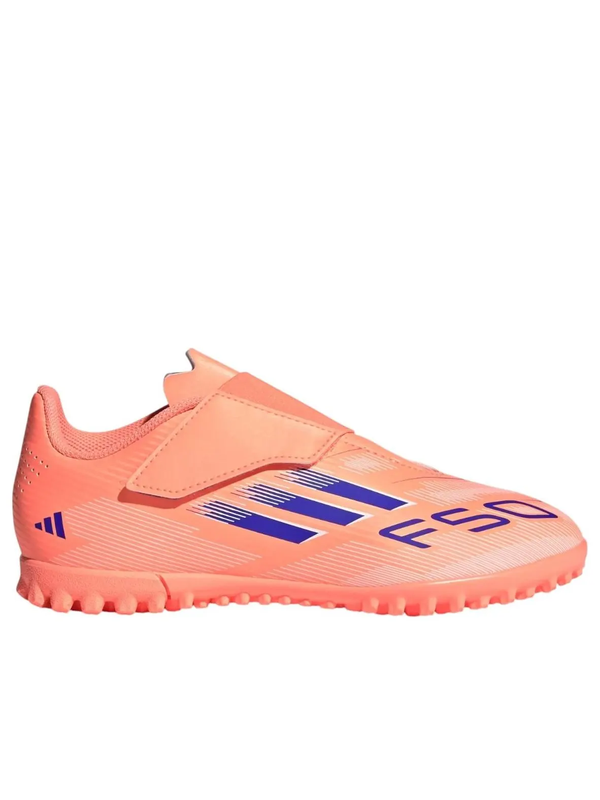 Кроссовки (GS) adidas F50 Club TF 'Beam Orange Lucid Blue' — изображение 2 из 6, оранжевый