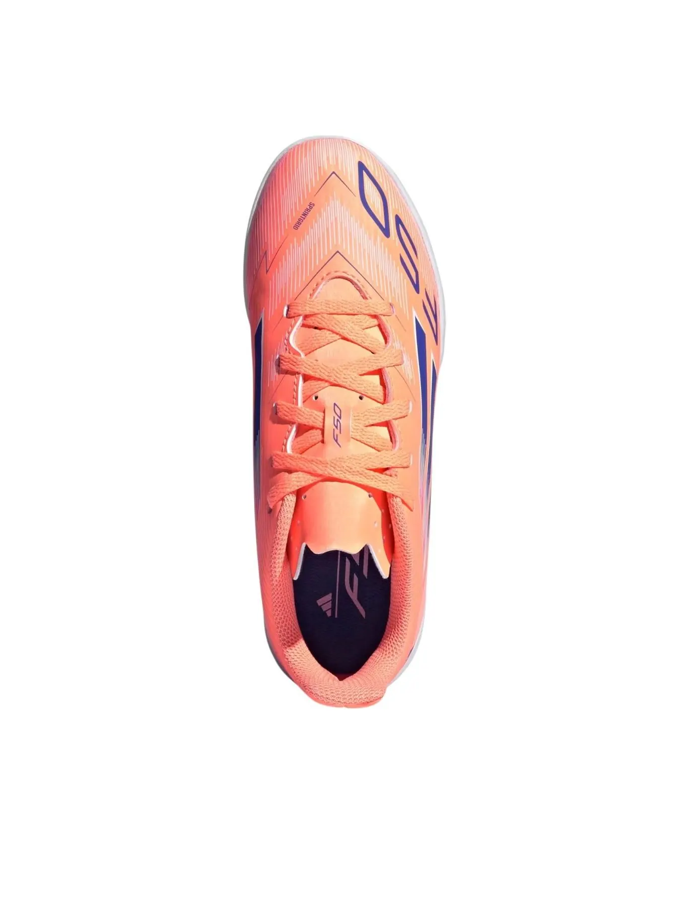 (GS) Adidas F50 Club IC 'Beam Orange Lucid Blue' — изображение 2 из 5, оранжевый/синий/белый