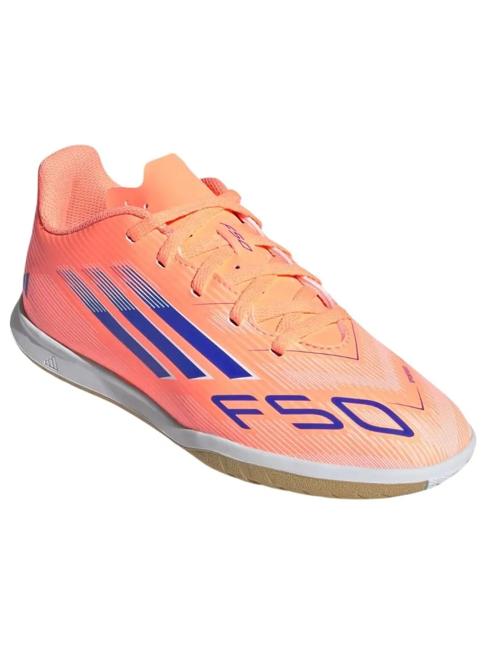(GS) Adidas F50 Club IC 'Beam Orange Lucid Blue' — изображение 4 из 5, оранжевый/синий/белый