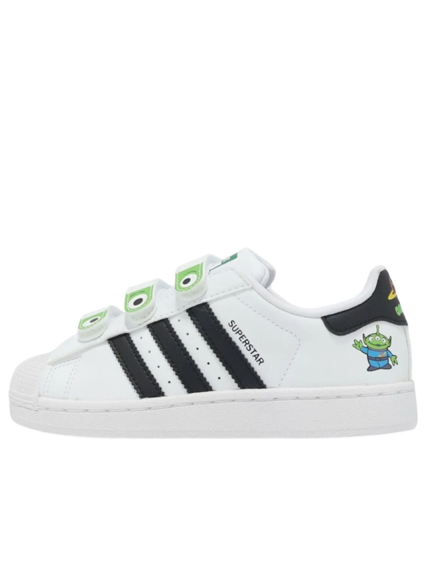 Кроссовки (PS) adidas Superstar Toy Story 'Alien' — изображение 1 из 5, белый