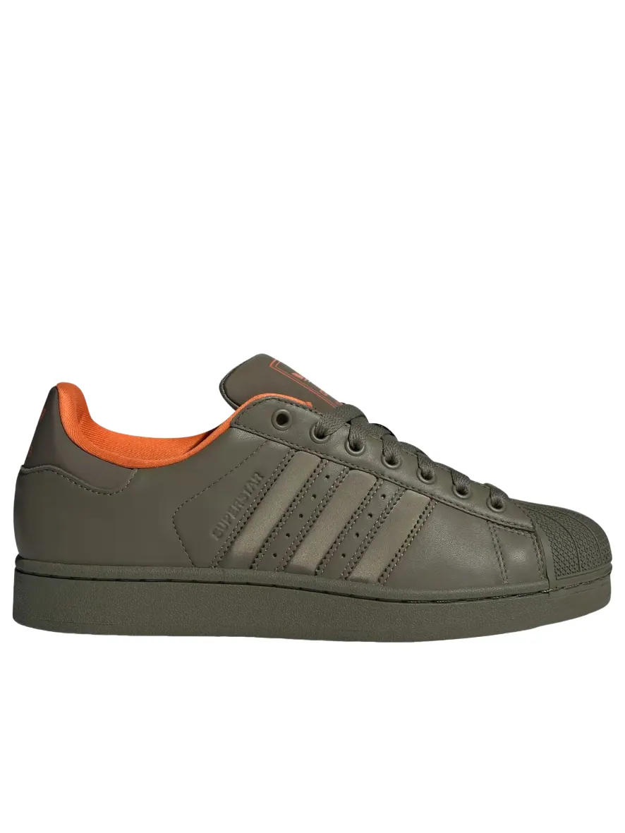 Adidas Superstar 'Olive Strata Orange' — изображение 6 из 6, оливковый/оранжевый