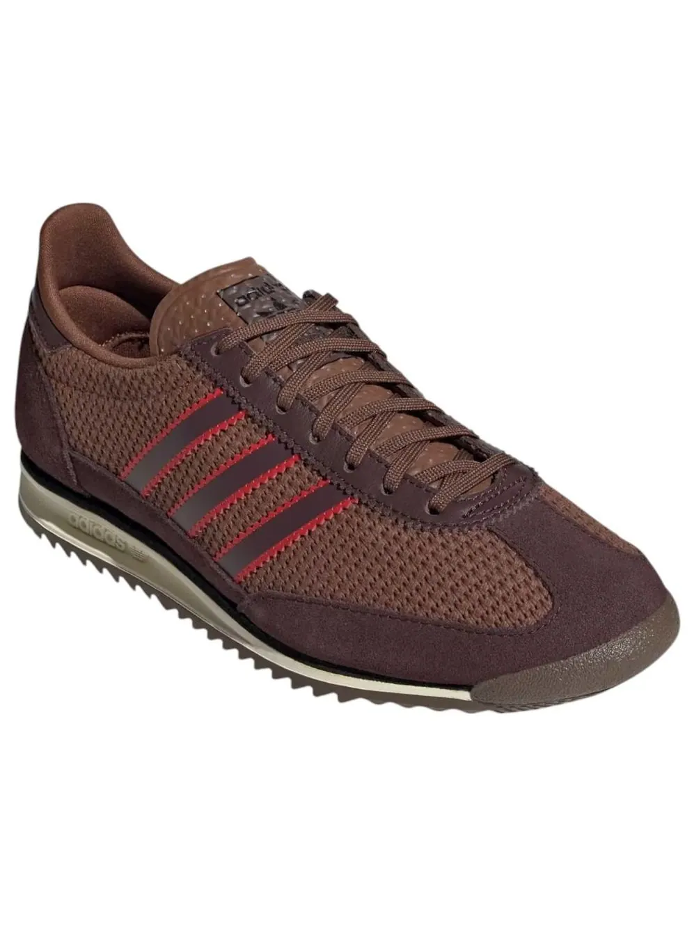 Кроссовки (WMNS) adidas SL 72 'Preloved Brown Shadow Brown' — изображение 4 из 5, коричневый