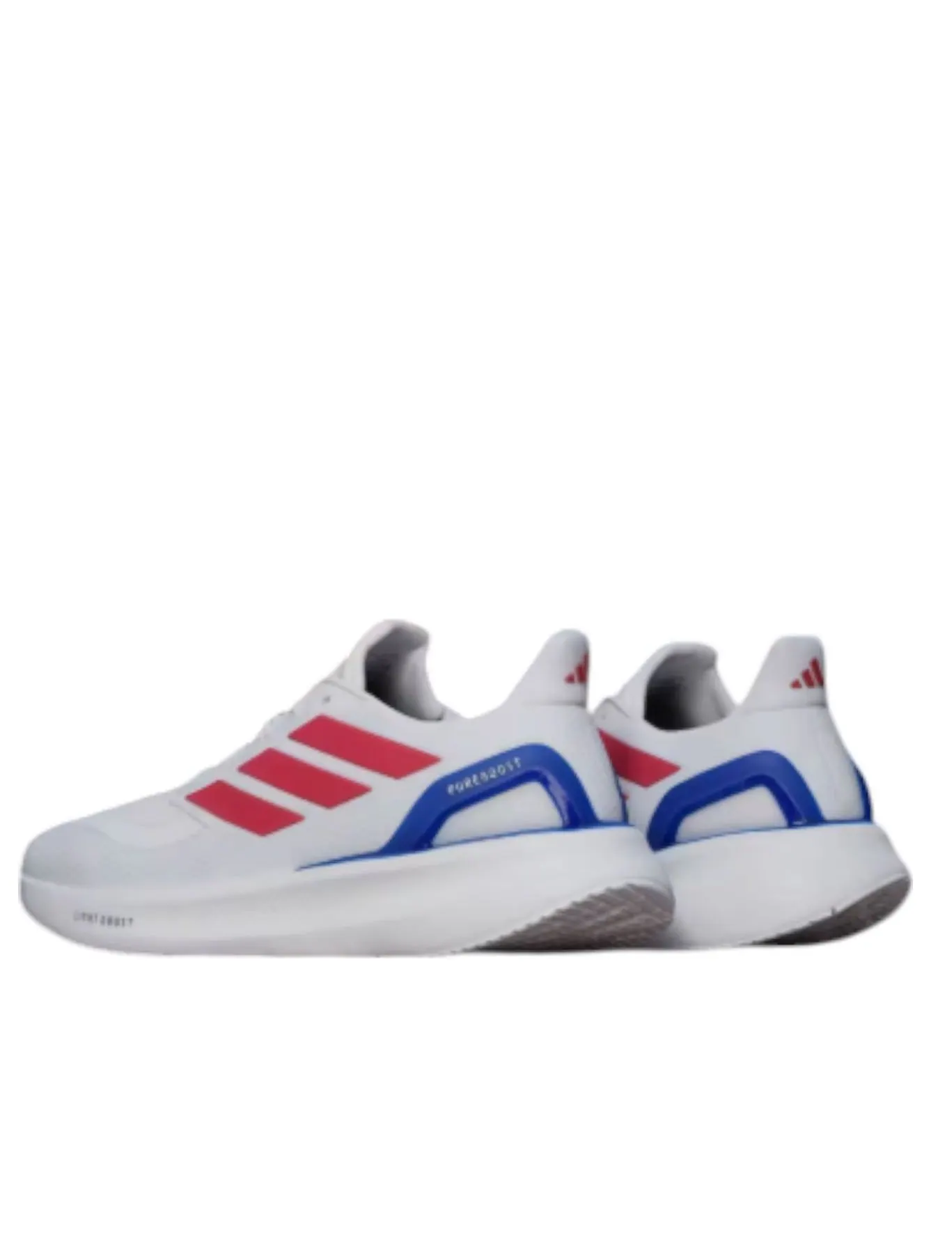 Adidas Pureboost 5 'Cloud White Pure Ruby Royal Blue' — изображение 4 из 5, белый//синий